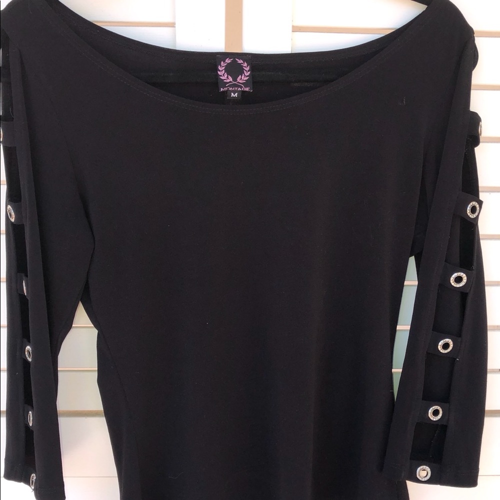TOP MONTAGE SIZE M BLACK